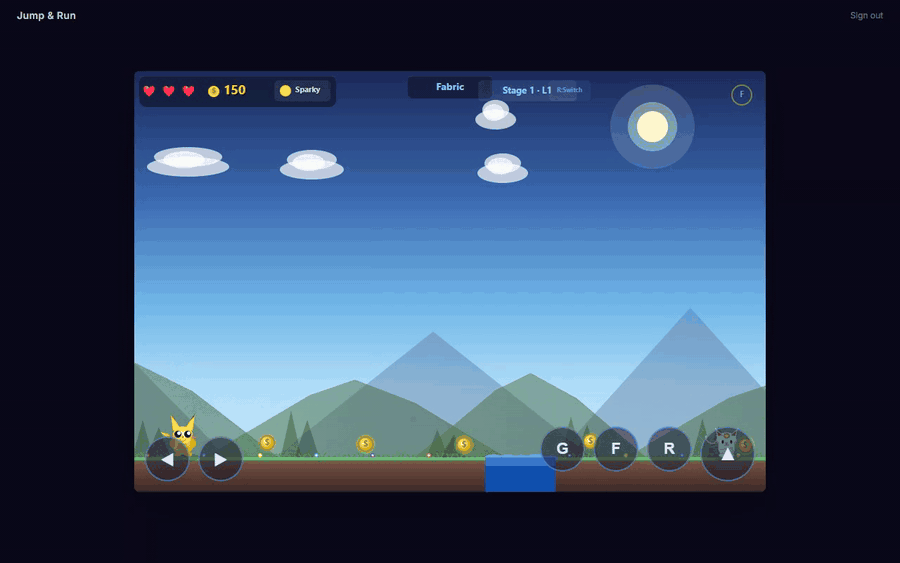 jump-and-run demo